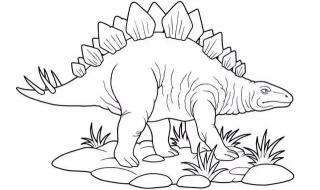怎样快速画恐龙 恐龙的简单画法